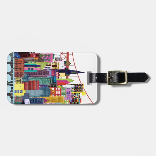 Jennifer Maravillas Luggage Tag (Front Horizontal)