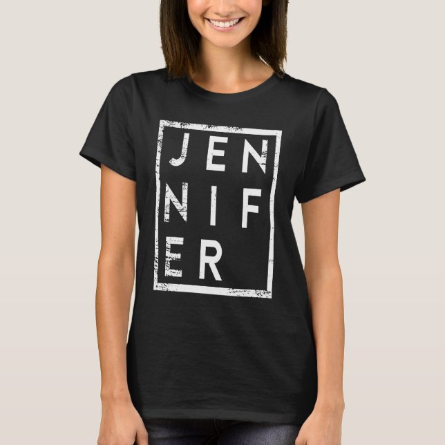 Jennifer Minimalism T-Shirt (Front)