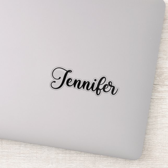 Jennifer Name - Handwritten Calligraphy (Detail)
