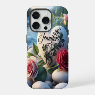 Jennifer's Heart by the River iPhone 15 Pro Case