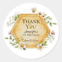 Jennifer's Sweet to Bee One Favour Label