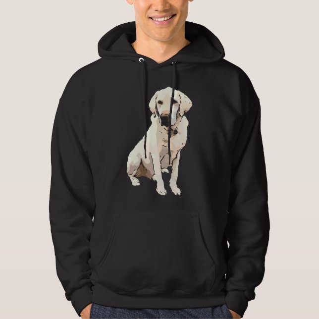 Jennkirk Yellow Lab Hoodie (Front)