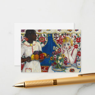 Jenny and Genevieve, 1915 by Florine Stettheimer Enclosure Card