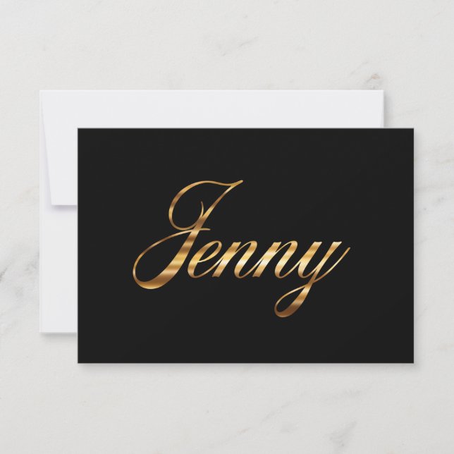 Jenny gold Design Lettering (Front)