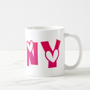 Jenny in Hearts Coffee Mug