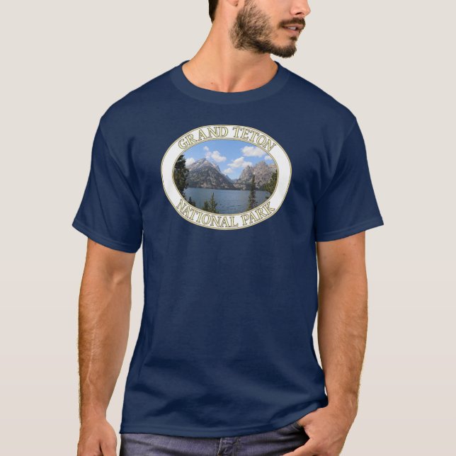 Jenny Lake at Grand Teton National Park in Wyoming T-Shirt (Front)
