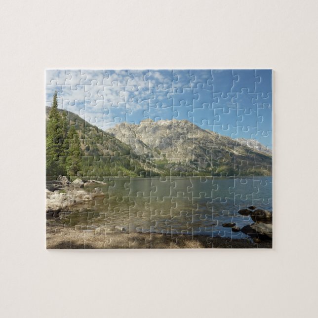 Jenny Lake at Grand Teton National Park Jigsaw Puzzle (Horizontal)