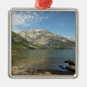 Jenny Lake at Grand Teton National Park Metal Tree Decoration