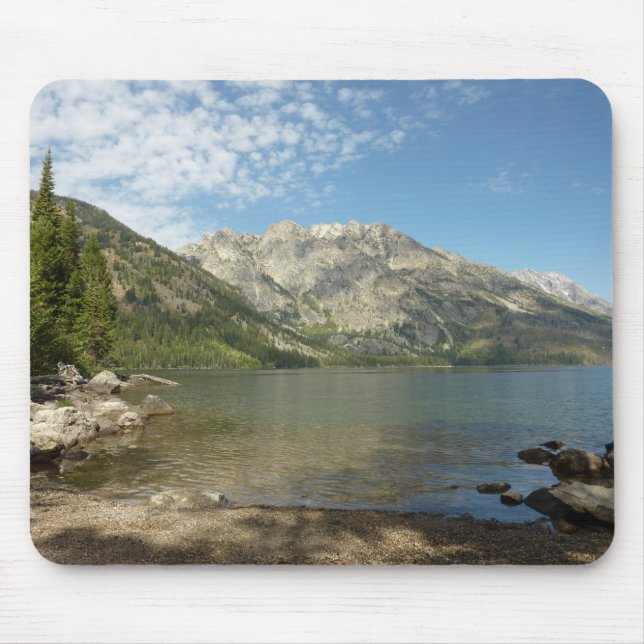 Jenny Lake at Grand Teton National Park Mouse Mat (Front)
