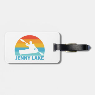 Jenny Lake Grand Teton National Park Kayak Luggage Tag