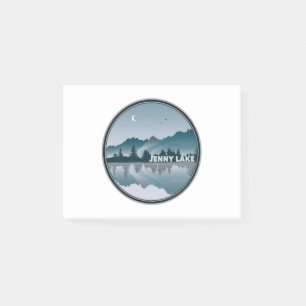 Jenny Lake Grand Teton National Park Reflection Post-it Notes