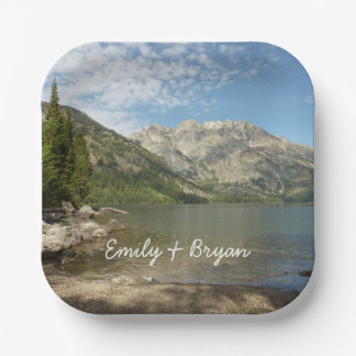 Jenny Lake Paper Plate