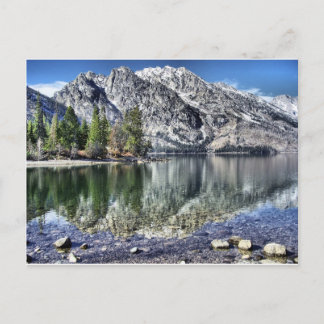 Jenny Lake Reflection Postcard