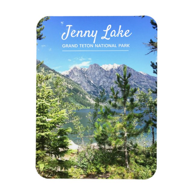 Jenny Lake Wyoming | Grand Teton National Park Magnet (Vertical)