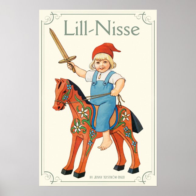 Jenny Nyström Lill-Nisse riding to war CC0316 Poster (Front)
