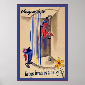 Jenny on the Job~Vintage World War 2 Poster