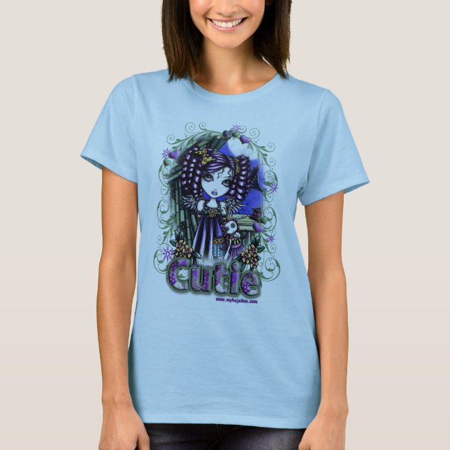 Jenny Patchwork  Angel "Cutie" Babydoll Tee (Front)