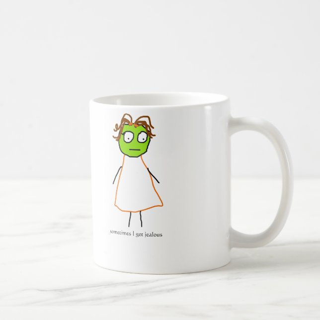 jenny quips: sometimes I get jealous Coffee Mug (Right)