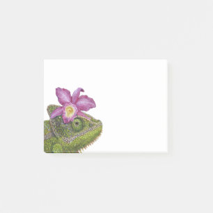 Jenny the chameleon post-it notes