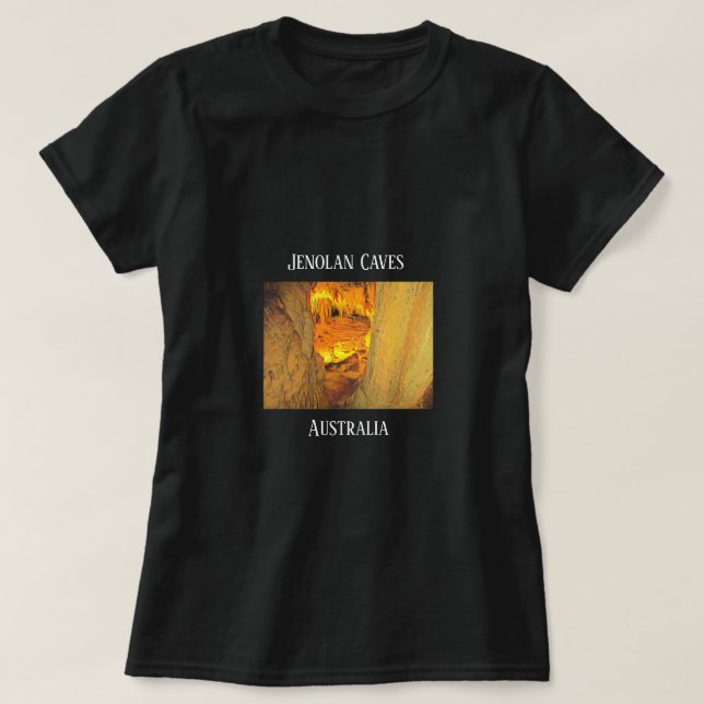 Jenolan Caves limestone caves Australia T-Shirt (Design Front)