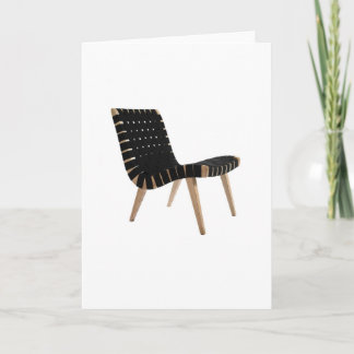 JENS RISOM by Knoll Mid-Century Modern Strap Chair Holiday Card
