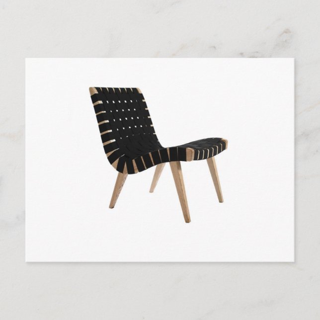 JENS RISOM by Knoll Mid-Century Modern Strap Chair Postcard (Front)