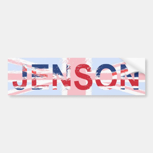 Jenson Bumper Sticker (Front)