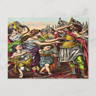 Jephthah's Rash Vow postcard