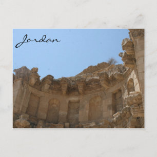 jerash theatre postcard