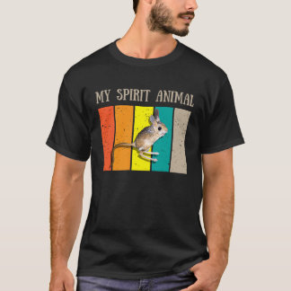 Jerboa Spirit Animal Jumping Retro Men Women Kids T-Shirt