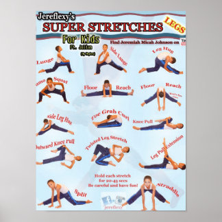 Jereflexy's Super Stretches for Kids Poster