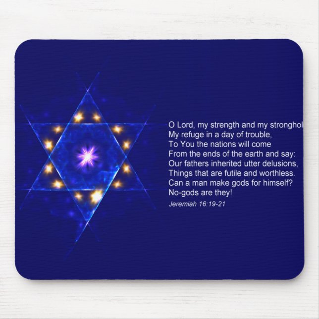 Jeremiah 16 mouse mat (Front)