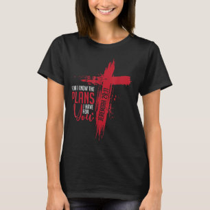 Jeremiah 2911 Christian Religious Bible Verse Cros T-Shirt