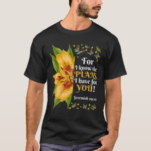 Jeremiah 29:11 Bible Christian Christian T-Shirt
