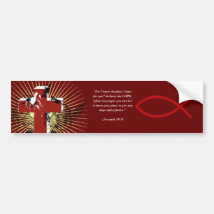 JEREMIAH 29:11 Bible Verse Bumper Sticker