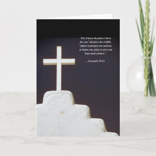 JEREMIAH 29:11 Bible Verse Card