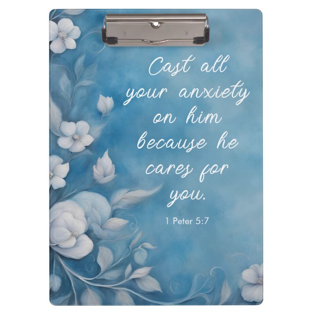 Jeremiah 29:11 Bible Verse Image Clipboard (Front)