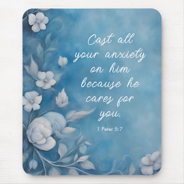 Jeremiah 29:11 Bible Verse Image Mouse Mat (Front)