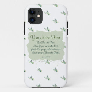 Jeremiah 29:11 Bible Verse Personalise iPhone 11 Case