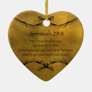 Jeremiah 29:11 ceramic tree decoration