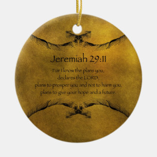 Jeremiah 29:11 ceramic tree decoration