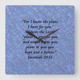 jeremiah 29-11 clock
