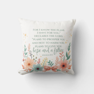 Jeremiah 29:11 cushion