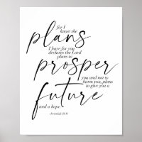 Jeremiah 29:11 Dual Fonts
