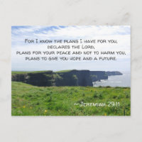 Jeremiah 29:11 For I know the plans I have for you