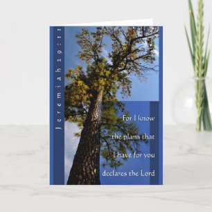 Jeremiah 29:11 Greeting Card