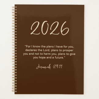 Jeremiah 29:11 I Know the Plans 2026 Year Planner 