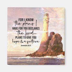Jeremiah 29:11 I know the plans I have for you  Magnet
