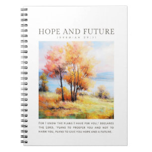 Jeremiah 29:11 I know the plans I have for you Notebook