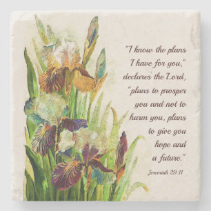 Jeremiah 29:11 I know the plans I have for you Stone Coaster